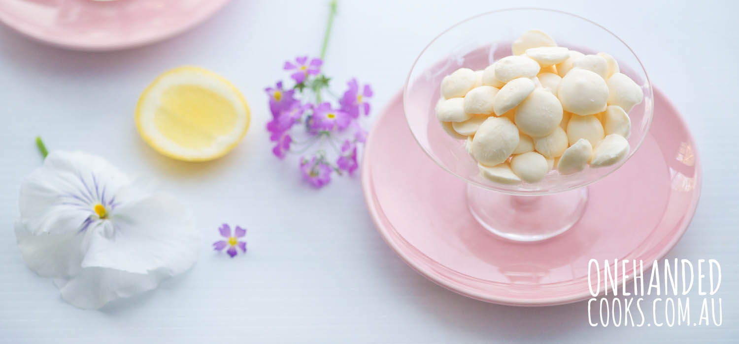 Lemon Vanilla Yoghurt Drops One Handed Cooks