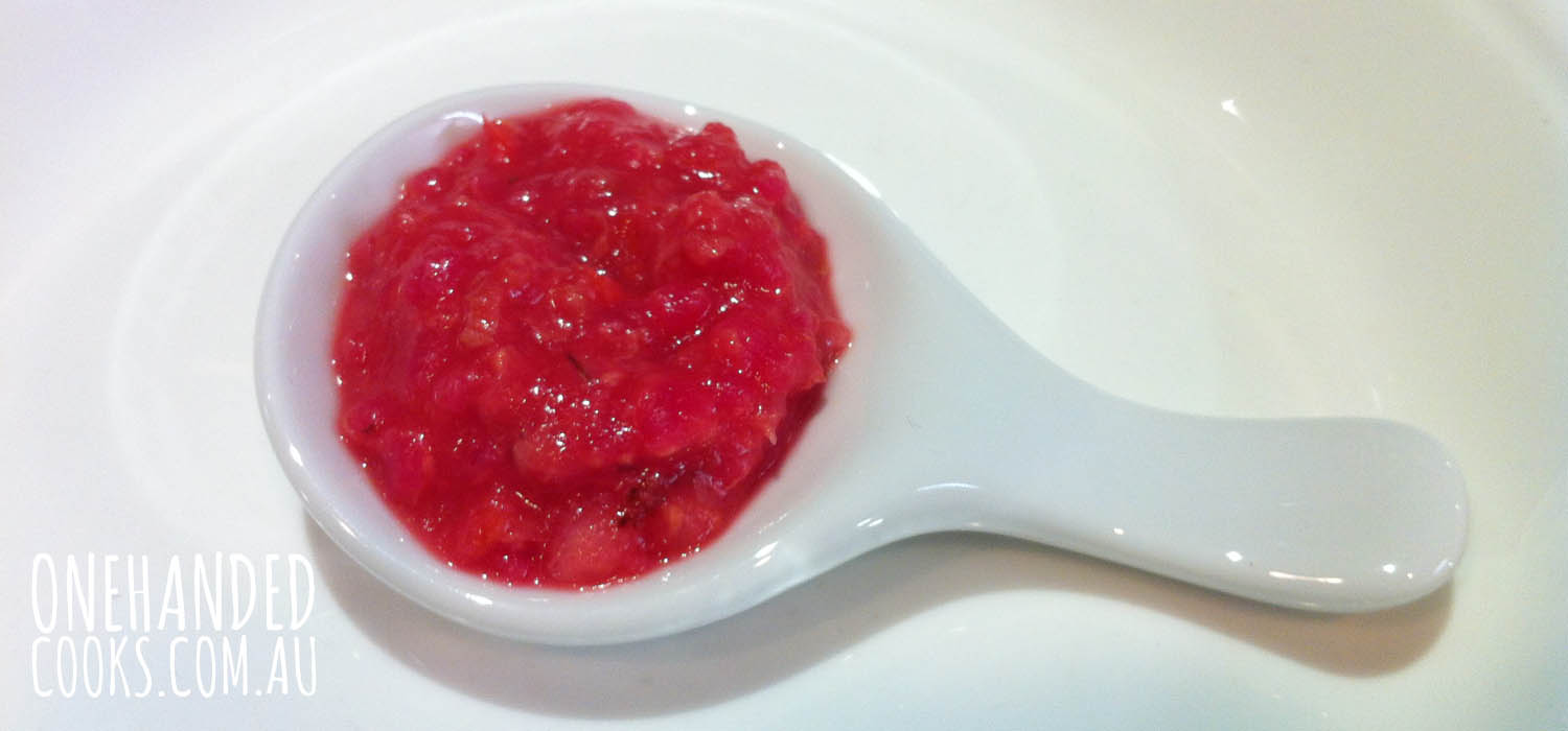Beetroot and Pear Risotto - One Handed Cooks