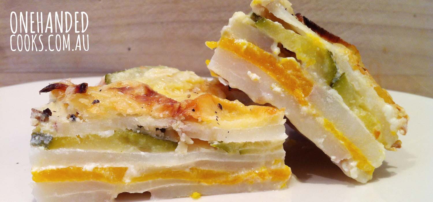 Creamy Vegetable Bake - One Handed Cooks