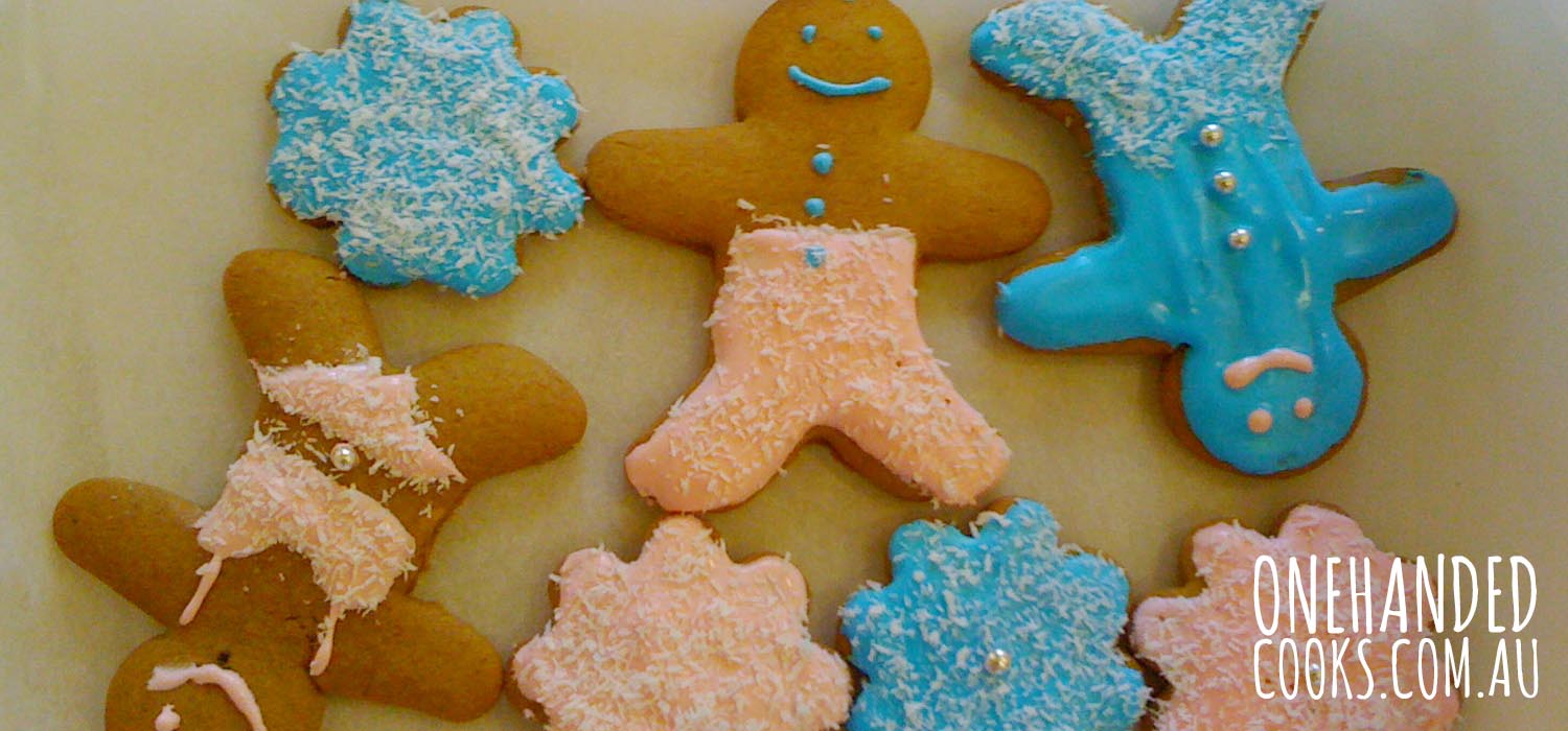 Gingerbread Men (and Women) - One Handed Cooks