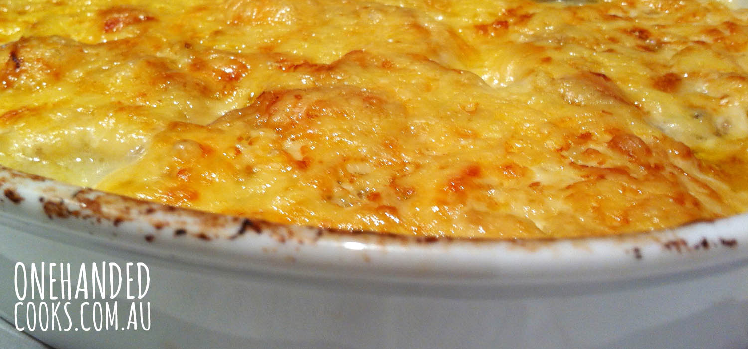 OMG Potato Bake - One Handed Cooks