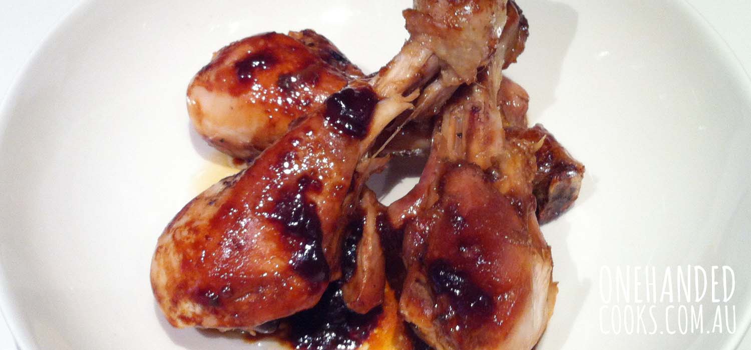 Honey Soy Chicken - One Handed Cooks