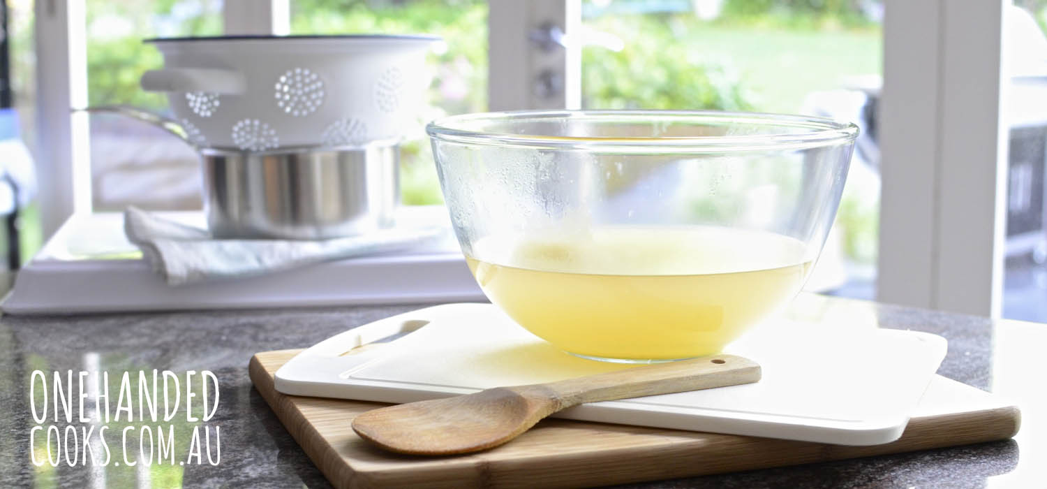 Vegetable Stock - One Handed Cooks