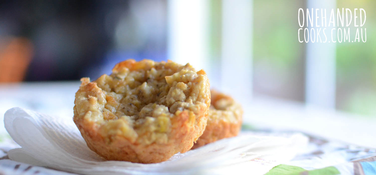 Cheesy Corn and Carrot Muffins - One Handed Cooks