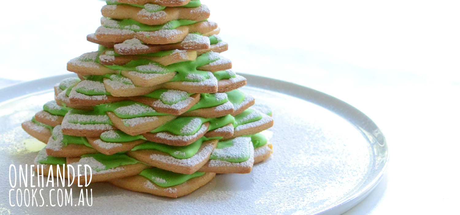 Christmas Cookie Tree - One Handed Cooks