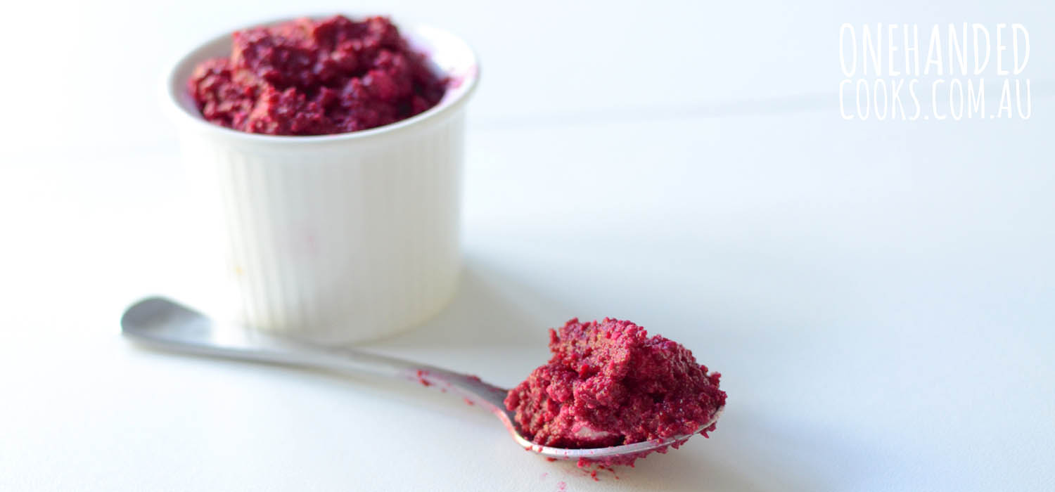 Roast Beetroot Dip - One Handed Cooks