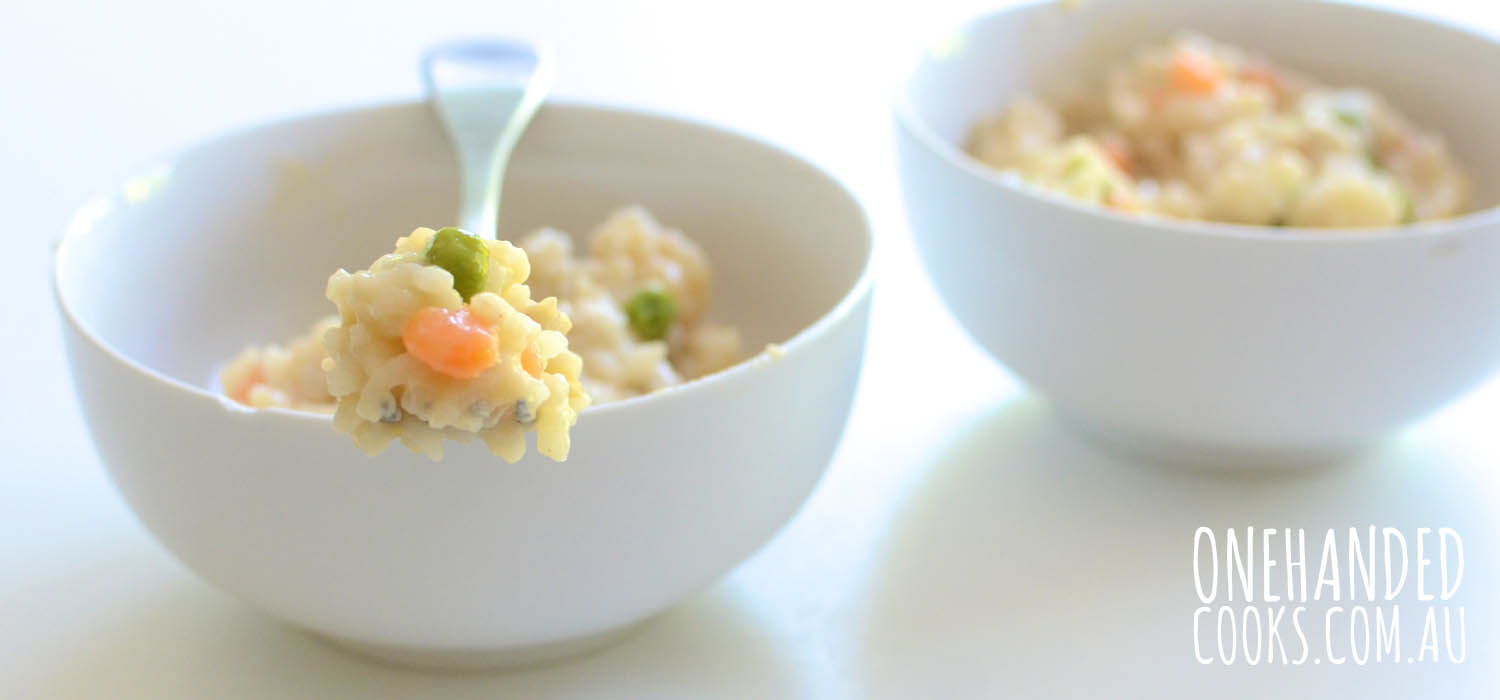 Chicken And Pea Risotto - Daisies & Pie