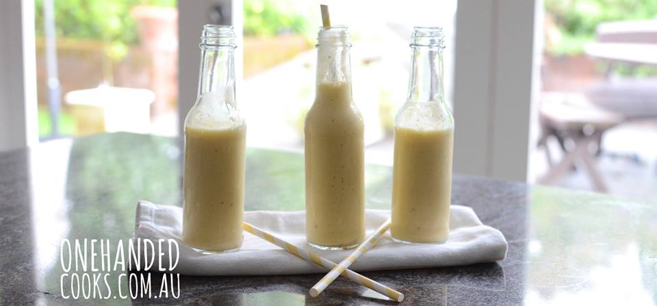 Orange & Banana Smoothie - One Handed Cooks