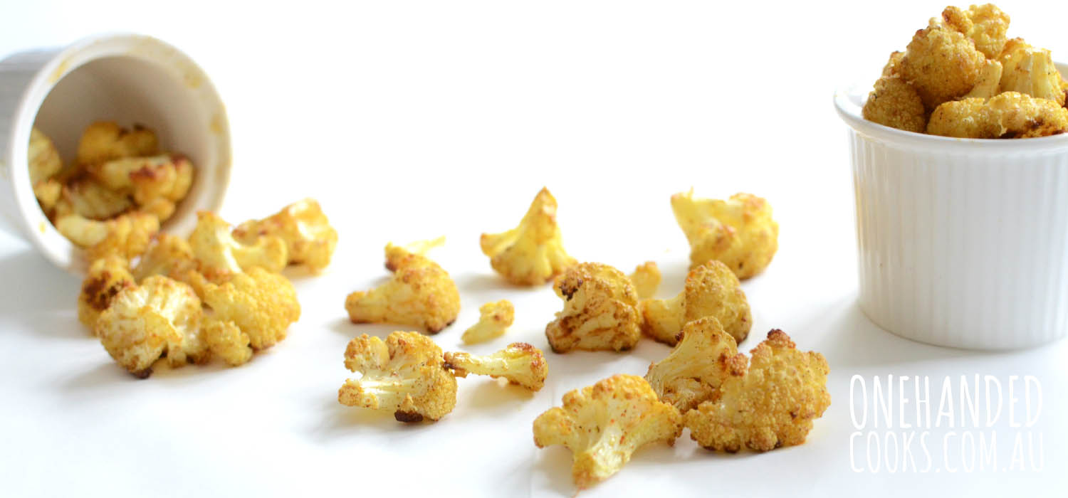 Cauliflower Popcorn Bites One Handed Cooks