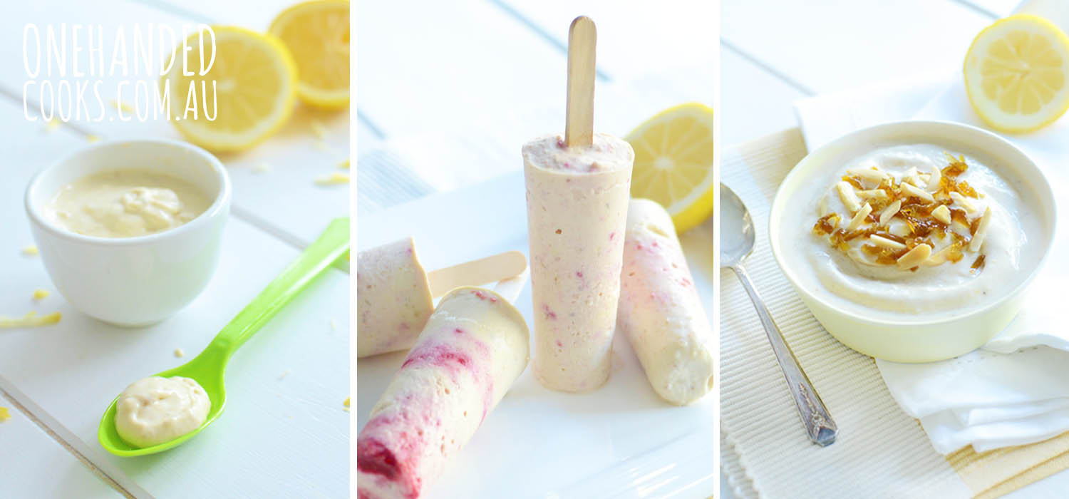 Superfood Banana & Lemon Fro-Yo - 1 Meal 3 Ways - One Handed Cooks