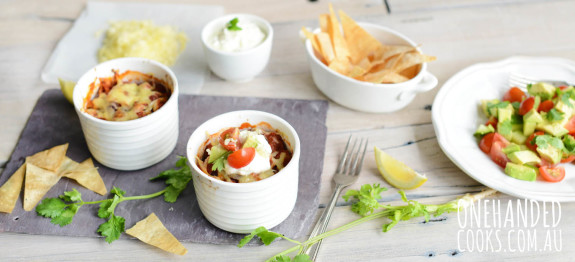 One Handed Cook Healthy Nachos - One Handed Cooks
