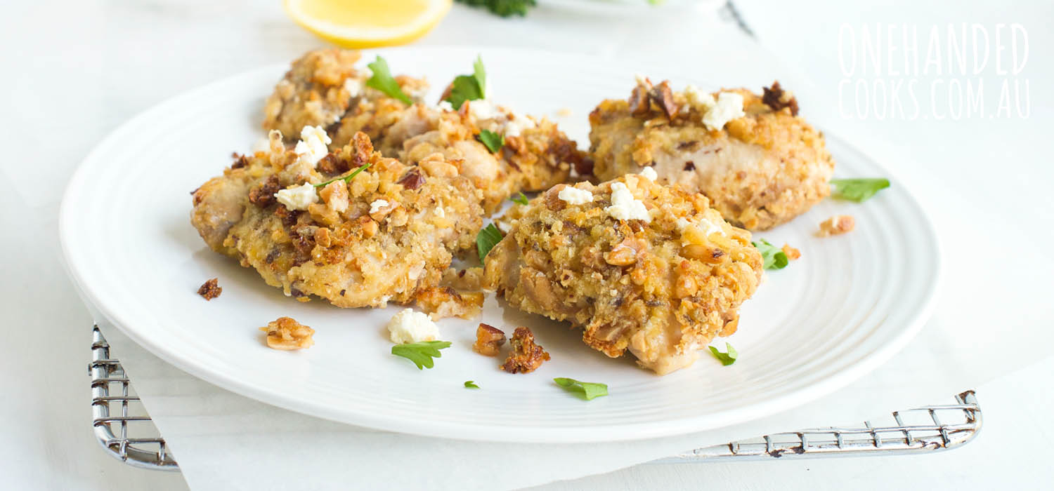 One Pot Wonder: Peanut-crusted Chicken With Brocollini - One Handed Cooks