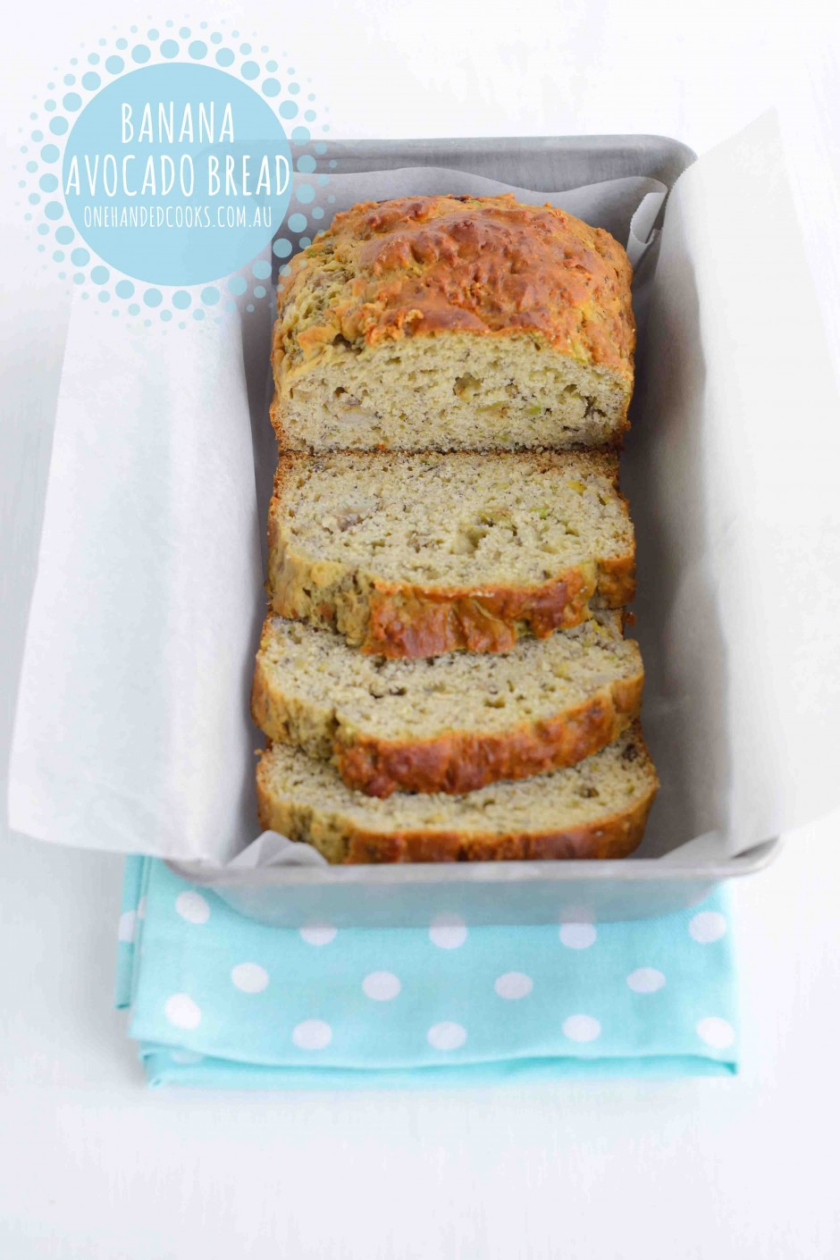 Banana Avocado Bread - One Handed Cooks