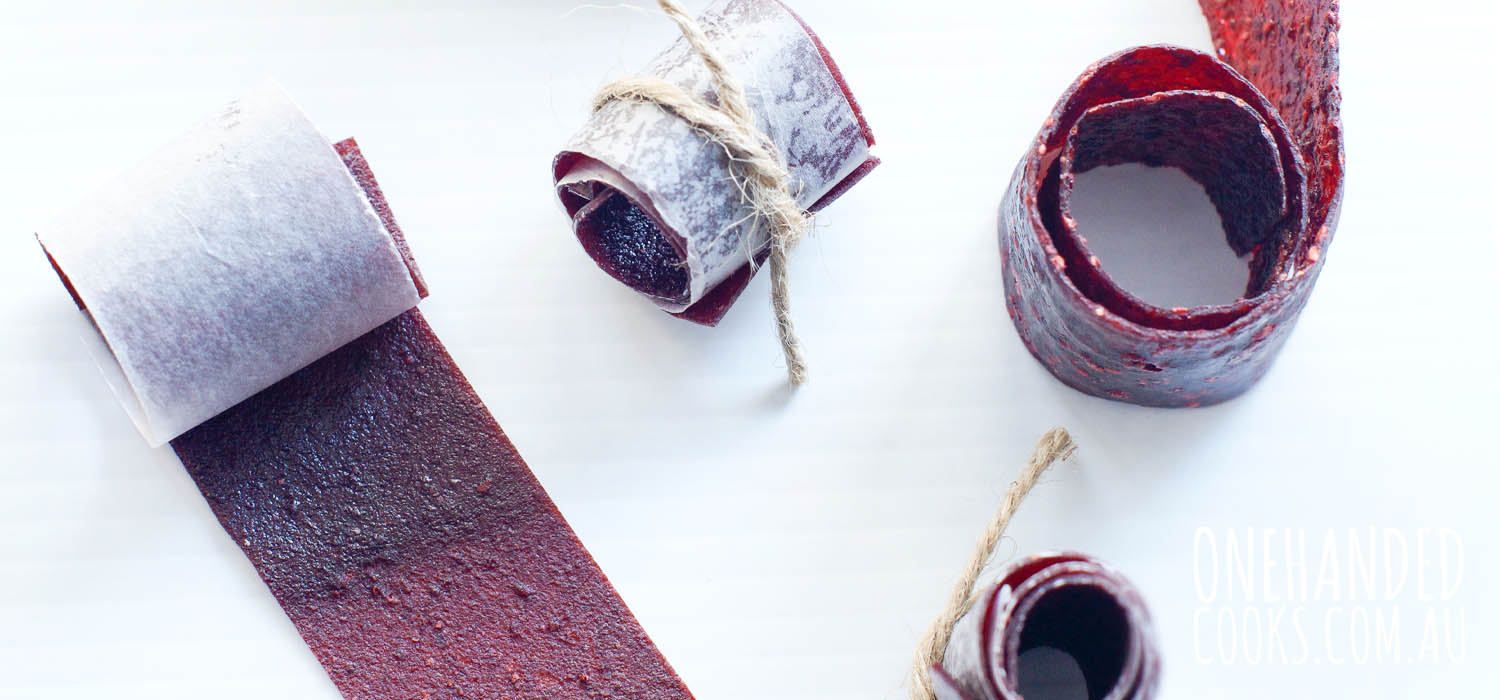 Fruit and Veggie Roll Ups - One Handed Cooks