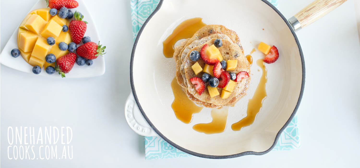 Sultana Oat Pancakes - One Handed Cooks
