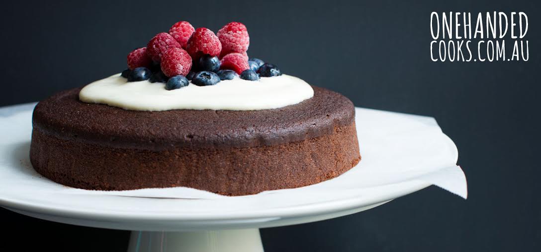 Chocolate beetroot cake - One Handed Cooks